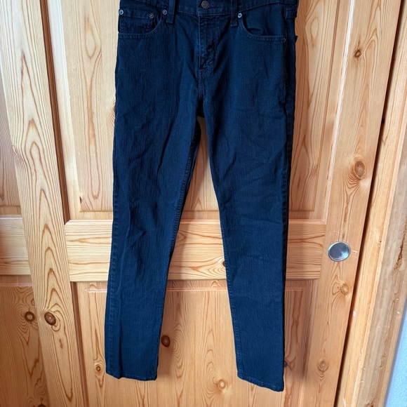 Levis 511 Mens Black Slim Fit Denim Jeans Size 30 x 32 Casual - Picture 1 of 10